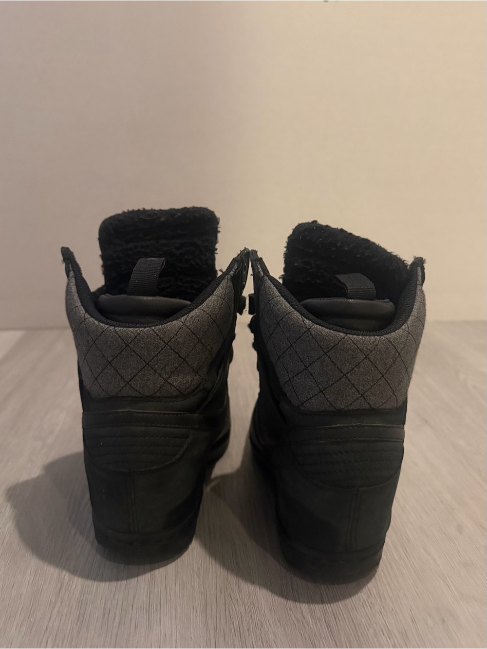 Nike Women’s Black High-Top Sky Hi H2O Repel Wedge Sneakers - Picture 3 of 4